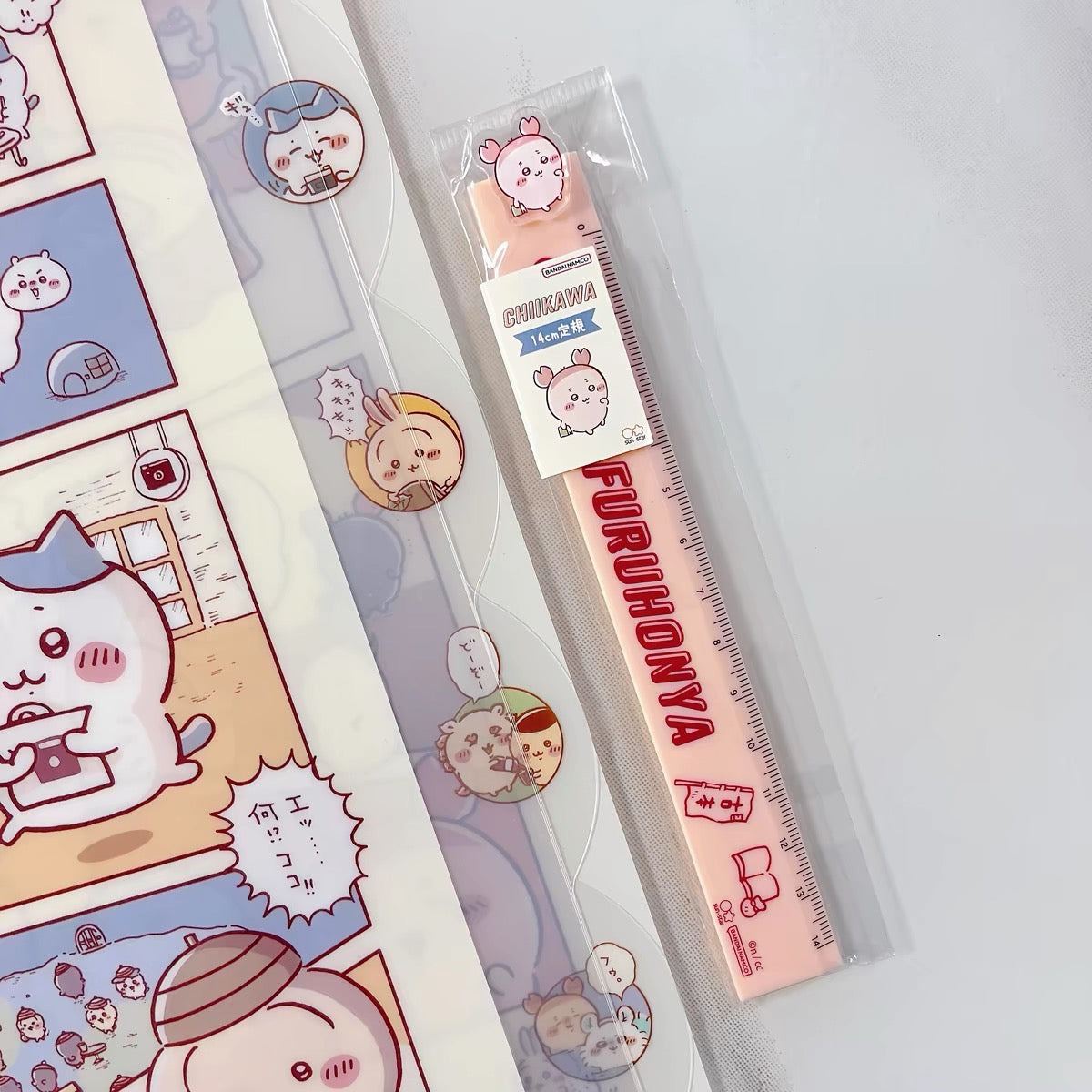Chiikawa 吉伊卡哇|可爱角色造型直尺|約14cm