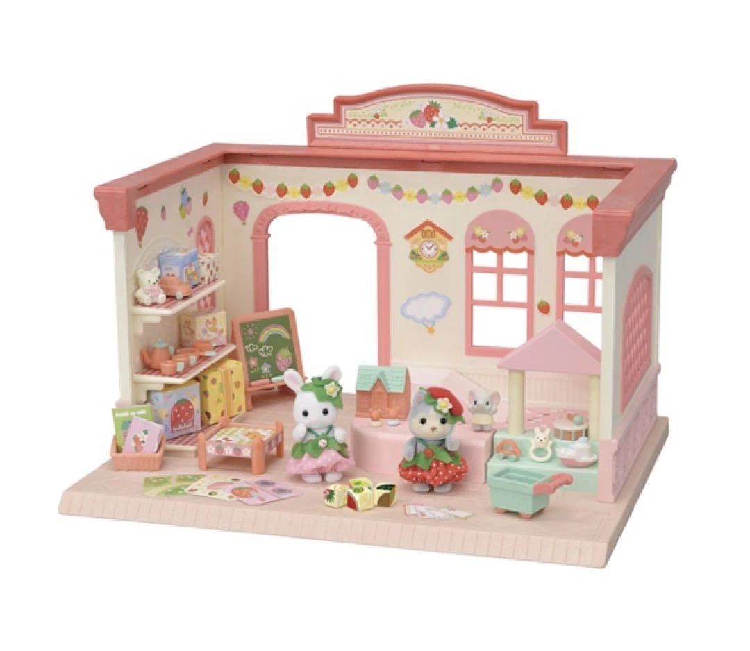【store available】SylvanianFamilies|Strawberry Nursery Room House Set Calico Critters
