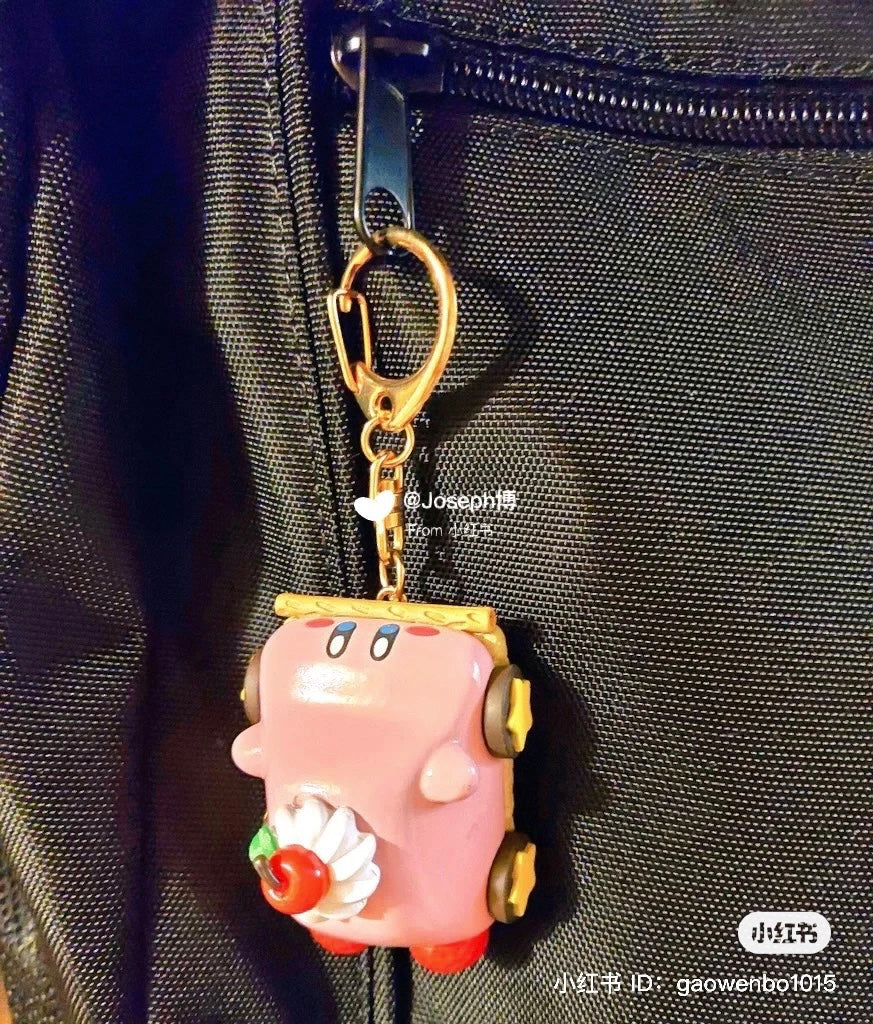 Kirby|限购款/cafe商店限定草莓蛋糕小汽车钥匙扣/钥匙圈/包挂|40 x 42 x 55 mm