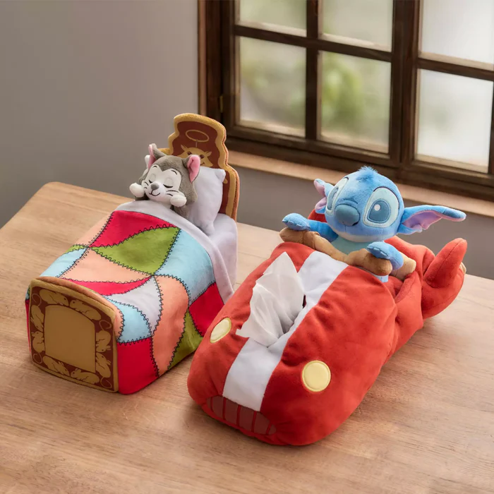 Disney迪士尼|Tissue Box Cover 东迪可爱角色毛绒玩偶纸巾盒|约H17.5 x W26 x D14 (cm)