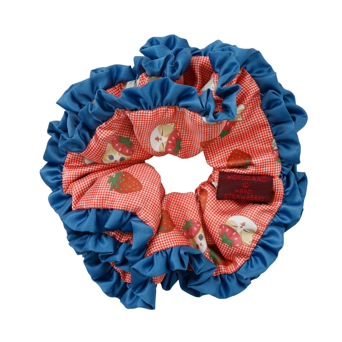 Mofusand|Merci Strawberry Hair Scrunchie|19×19×6cm approx.