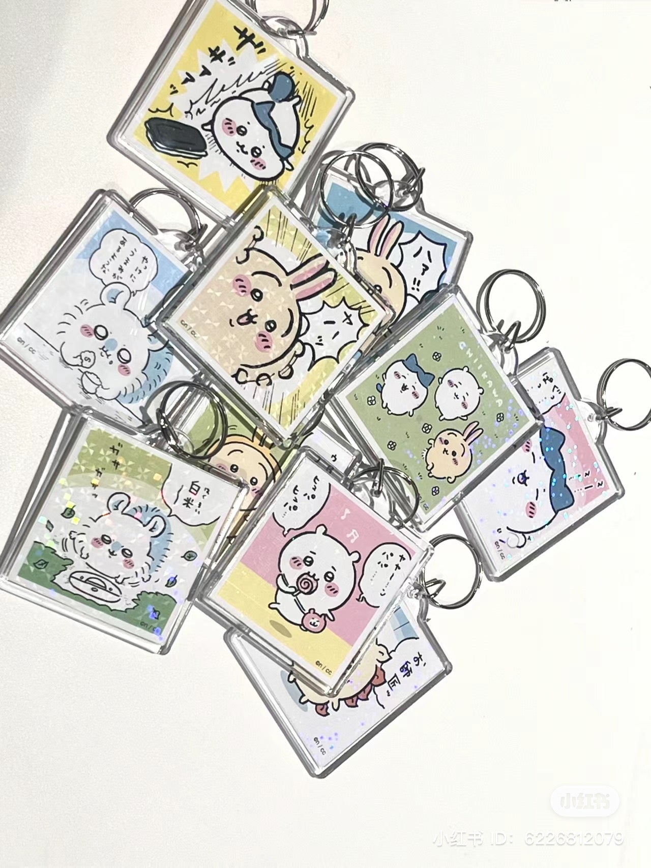 Chiikawa 吉伊卡哇|第二弹可爱细闪贴纸盲盒/共50种|1包含5张