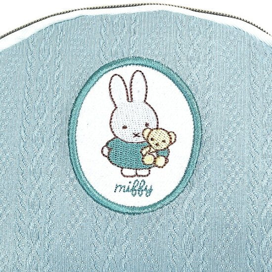 Miffy|accessory case spring knit series pouch|11cm x 14.5cm x 3cm approx.