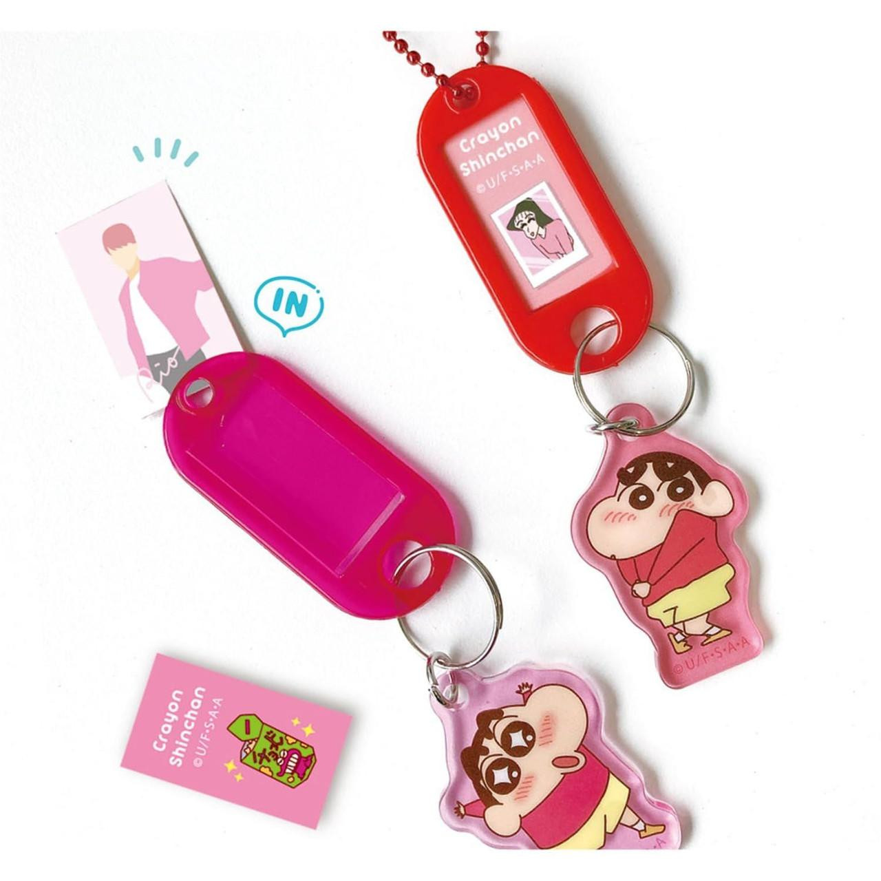 Crayon shin-chan|Acrylic Name Tag Keychain/Keyring|28×106×3mm approx.