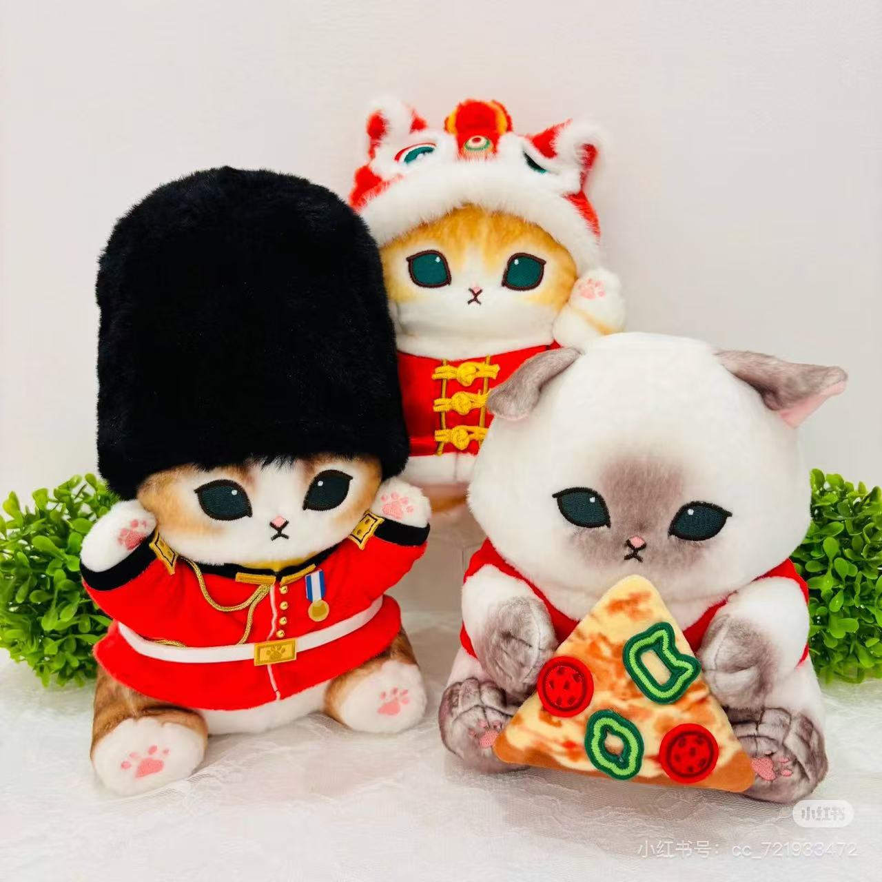 Mofusand|mofumofu journey Chubby Pizza Meow Plush Dolls/Plush Toy|H190×W160×D215mm approx.