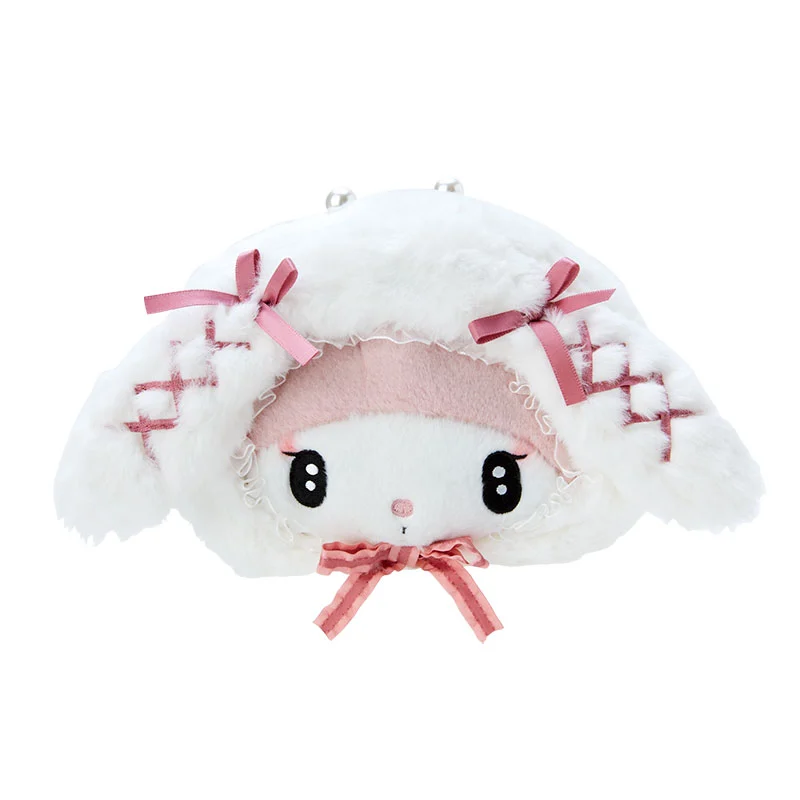 Sanrio|Moonlit Melokuro Face-shaped Pouch|20×10×14cm approx.