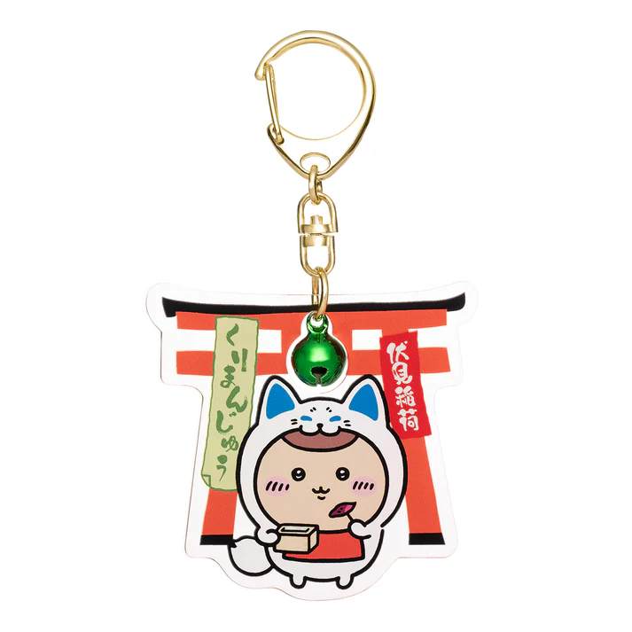 Chiikawa |Fushimi Inari Acrylic Keychain/Keyring| H60 x W60 x D5mm approx.