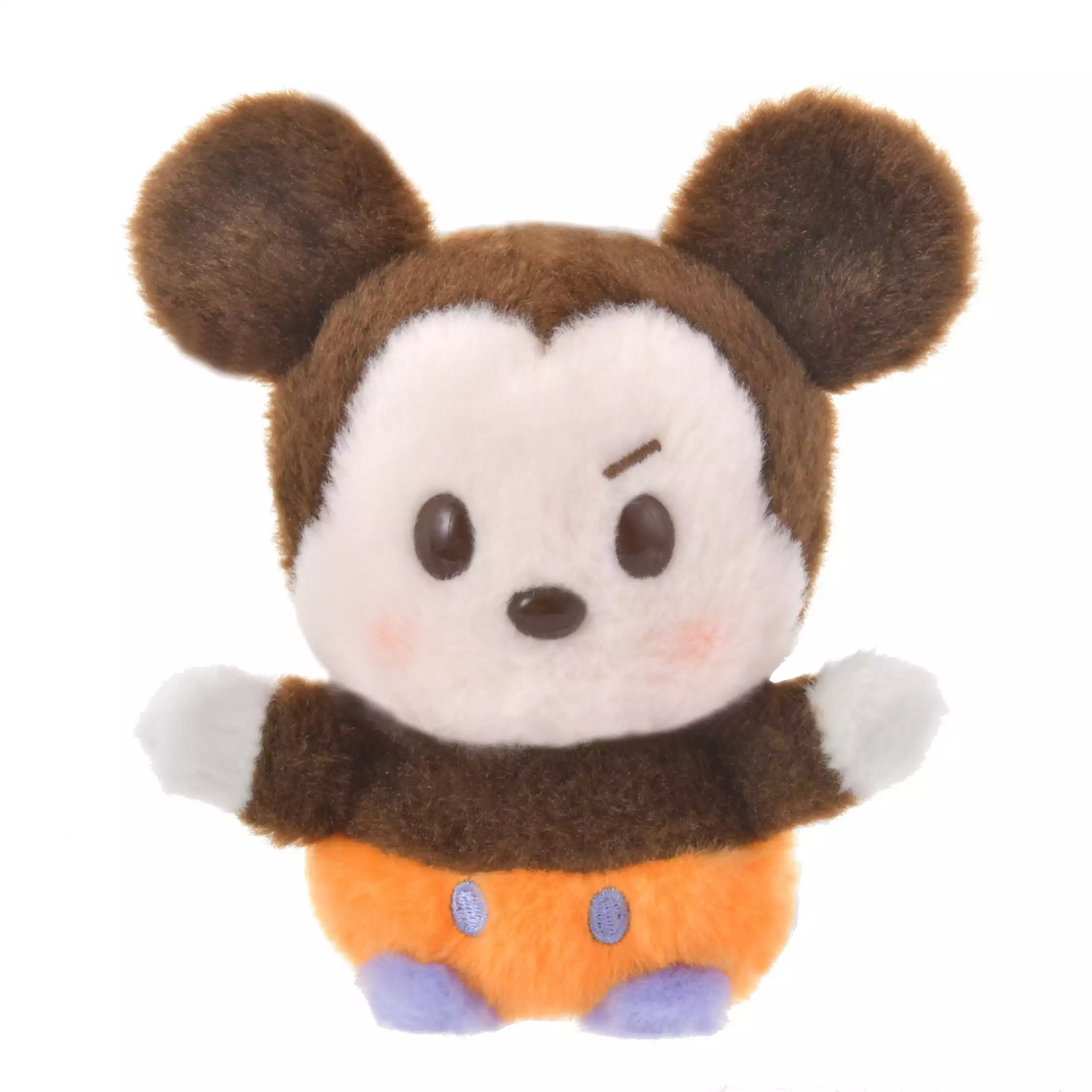 Disney迪士尼|Urupocha-chan Plush - Mickey Mouse / Halloween Ghost万圣节限定豆豆眼可变装米奇毛绒挂件/包挂|约13×12×8cm