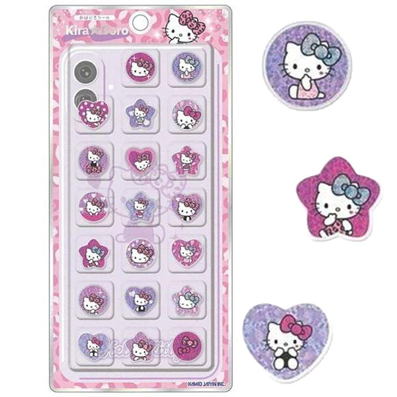 Sanrio|Hello Kitty KiraCoro Glass Bead Sticker|205×95×6mm approx.