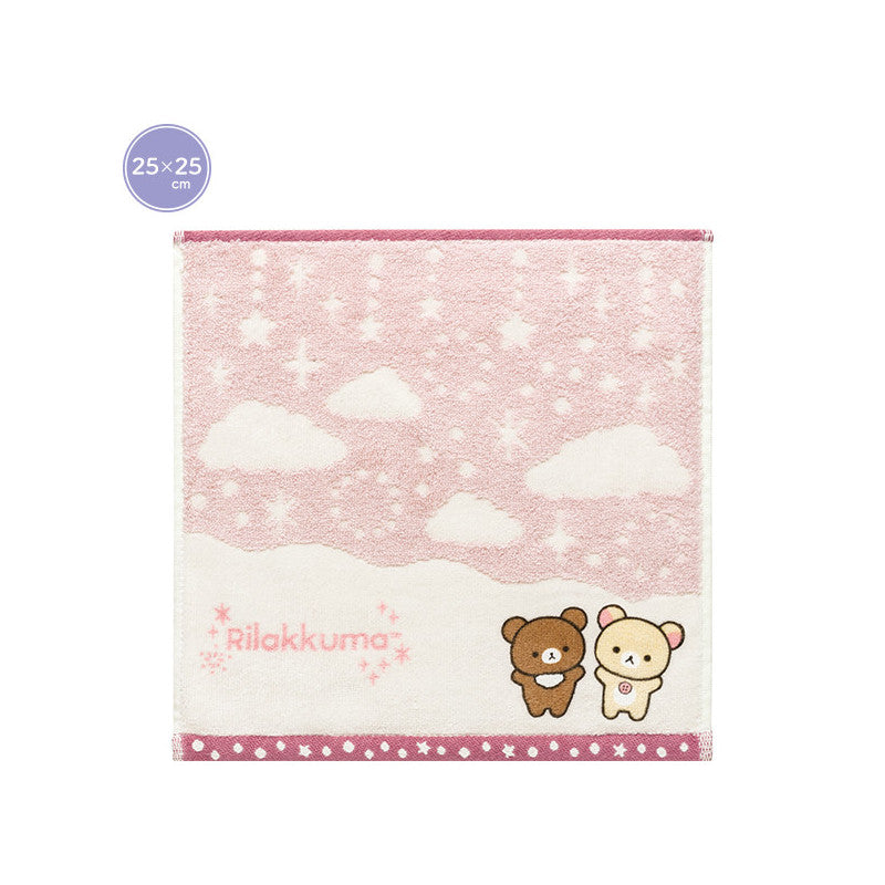 Rilakkuma轻松熊|可爱角色小方巾/毛巾|250×250mm