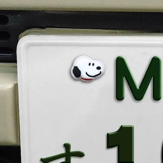 Snoopy|车牌装饰2枚组