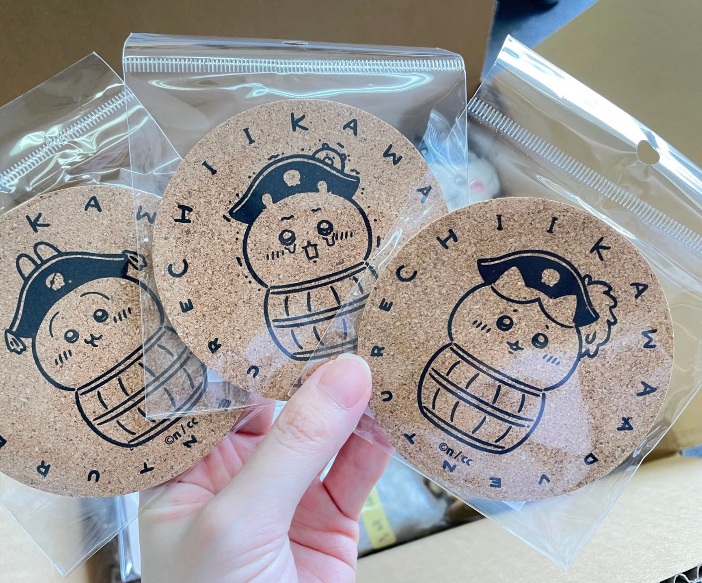 Chiikawa 吉伊卡哇|台场冒险王系列海盗杯垫