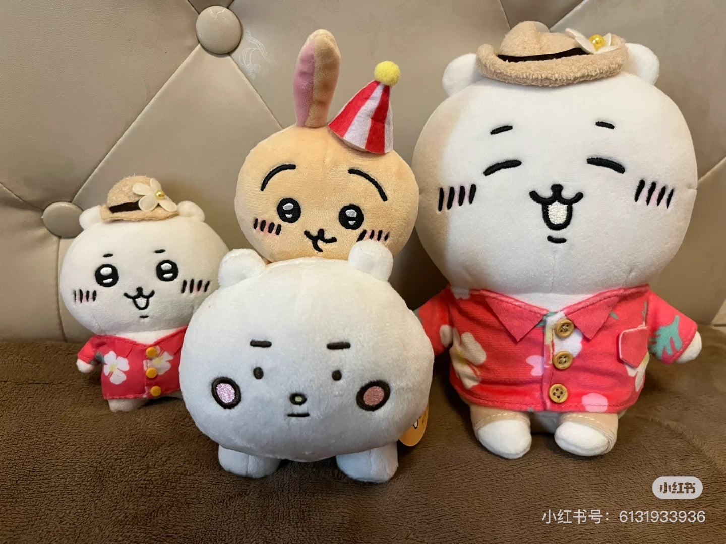 Chiikawa 吉伊卡哇|观光旅行系列公仔/玩偶|约H260 x W160 x D110mm