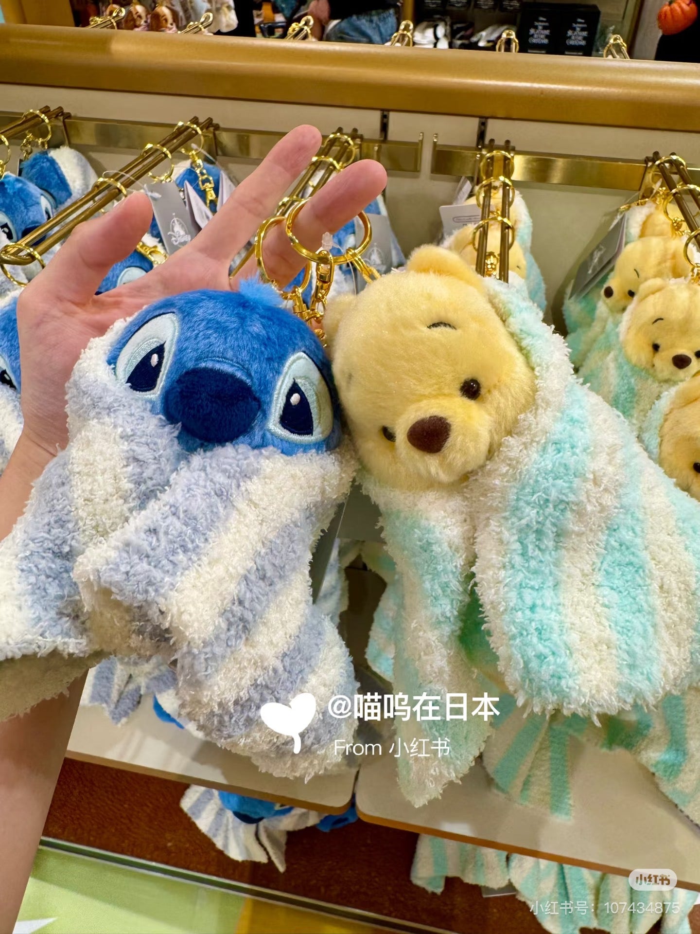 Disney|Soonfall Swaddled Fluffy Blanket Mascot Holder /Plush Keychain|19×11×11cm approx.