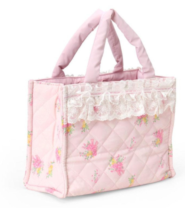 Sanrio|White Frill Design 2 Way Tote Bag|23×11×17.5cm approx.