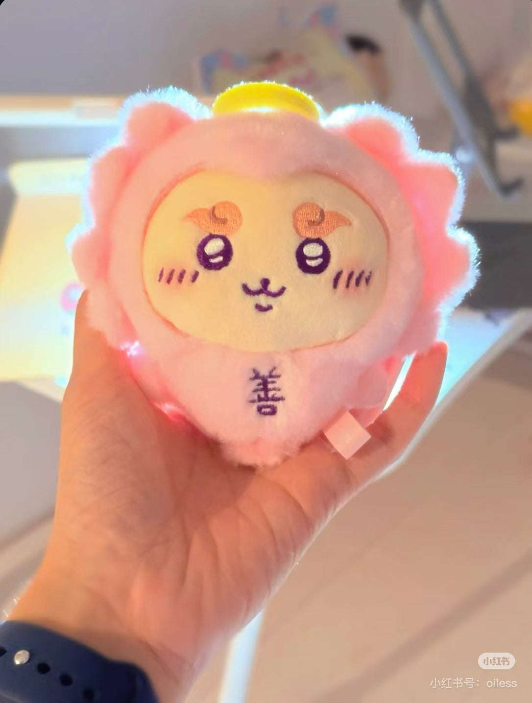 【limit 1】chiikawa|Angel & Devil Baby Mascot Holder /Plush Keychain|H120×W120×D55mm approx.