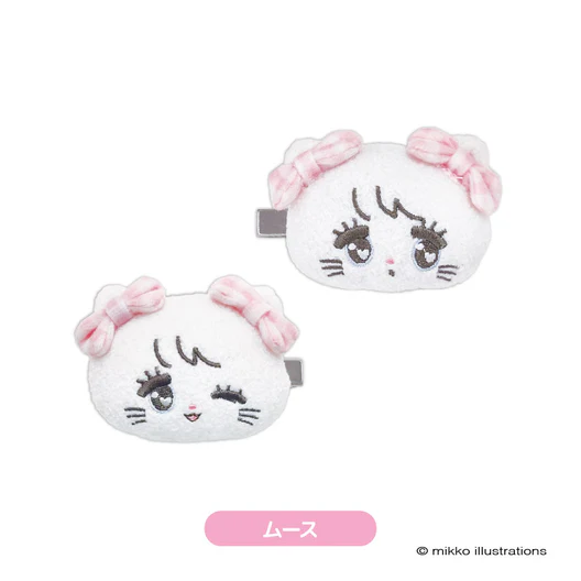 mikko illustrations|Plush Toy Heaclip| H62 x W80 x D34mm approx.