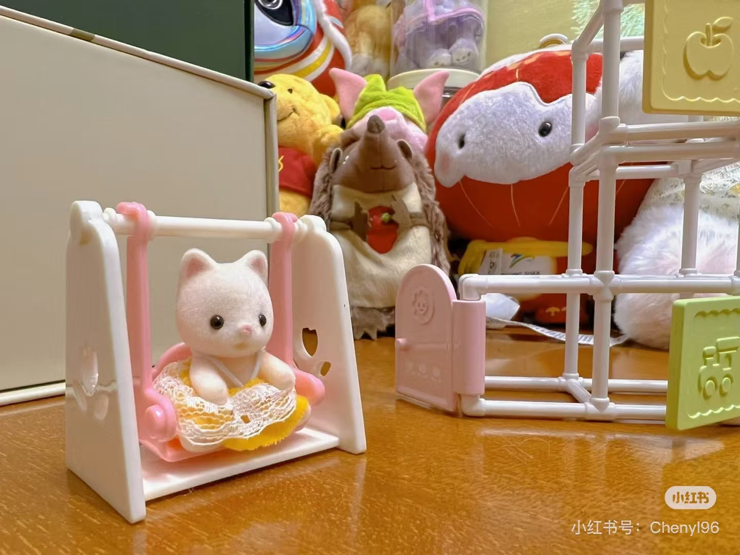 SylvanianFamilies|Baby house Swing Silk Cat B-36