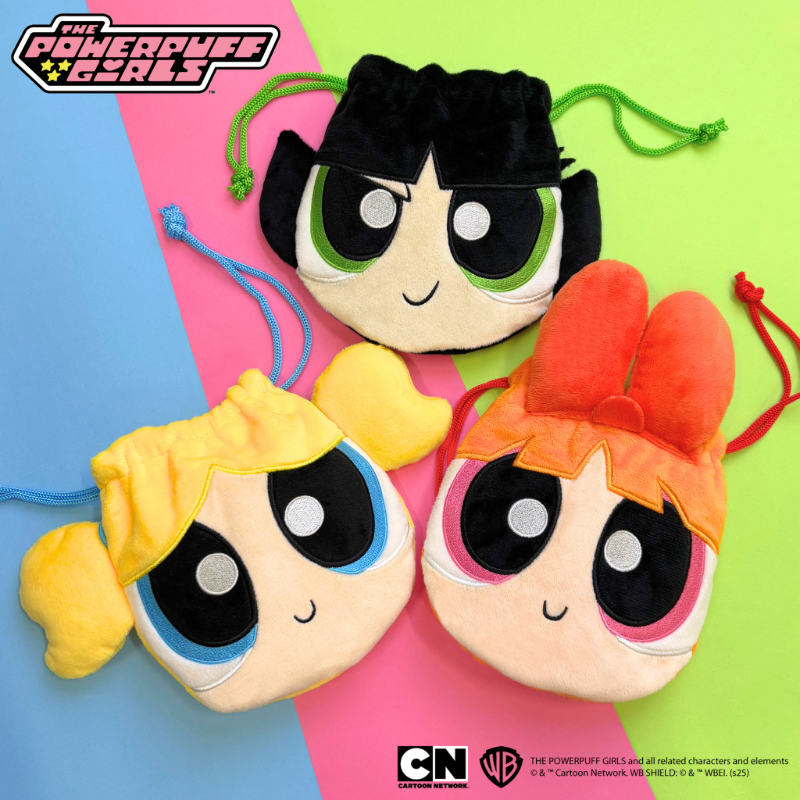 Powerpuff Girls|Mini Drawstring Pouch|150×160mm approx.