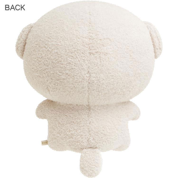 Ishiyowachan|San-X Plush Toy (M) - Ishiyowa-chan新角色软绵绵垂耳社恐小狗M号毛绒玩偶公仔/意志薄弱狗/内向修狗/表情好萌|约320×300×190mm