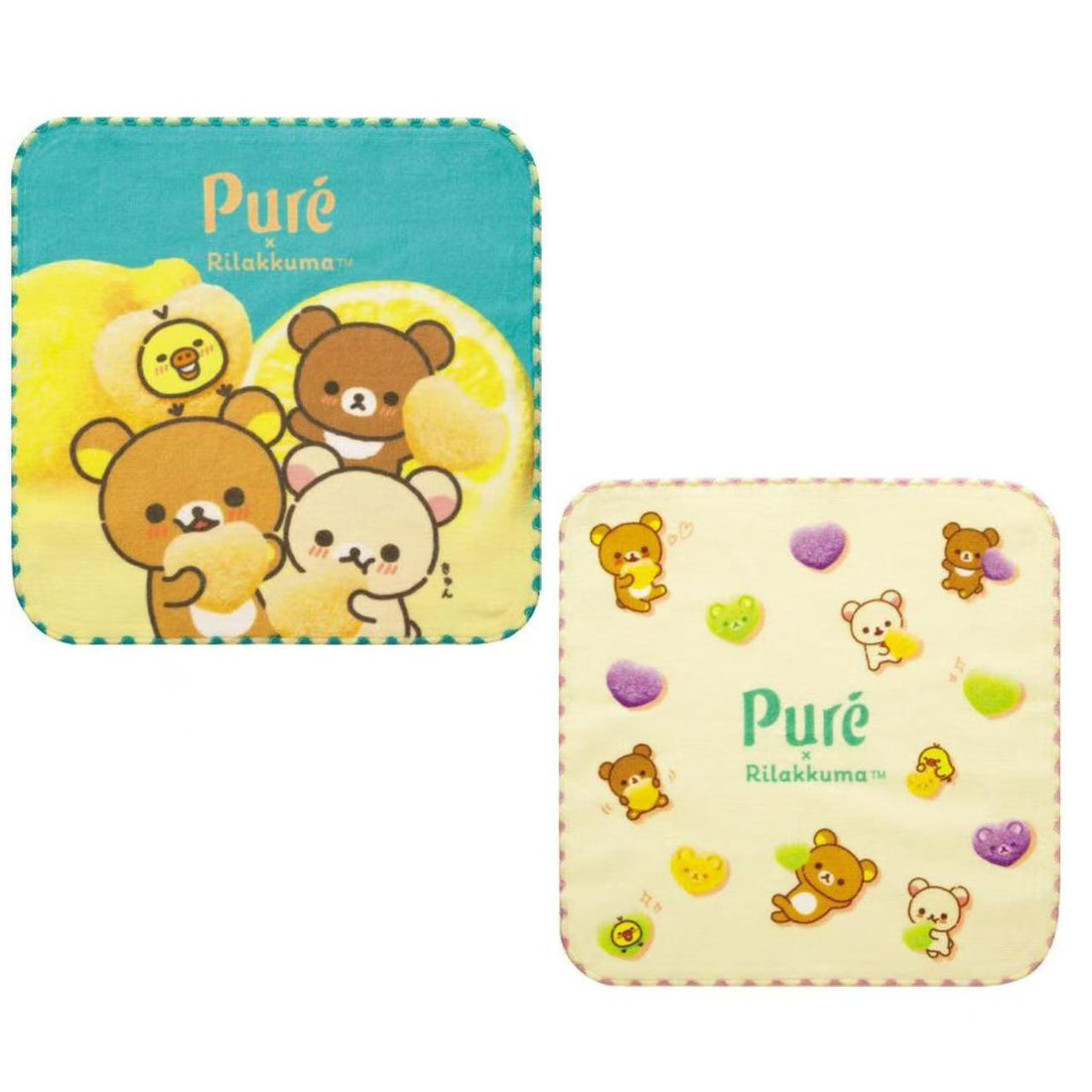 Rilakkuma|Pure Gummy Mini towel|25 x 25cm approx.