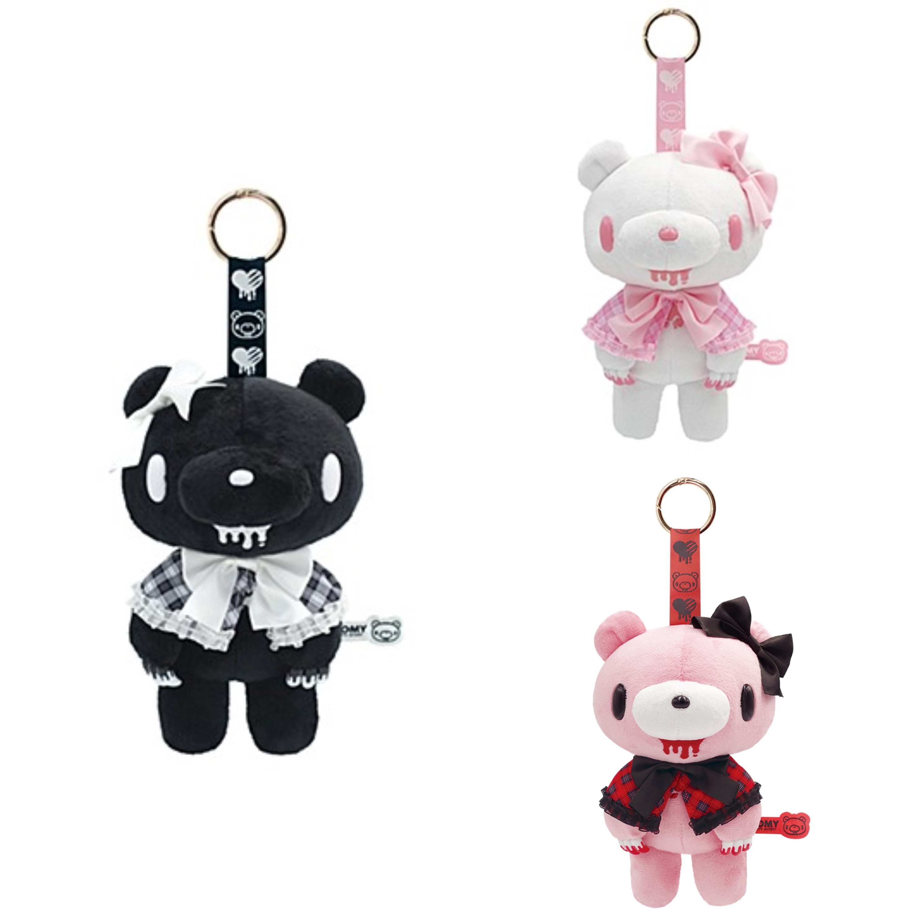 Gloomy Bear|"GLOOMY The Naughty Grizzly" Poncho Mascot Holder /Plush Keychain|H22cm approx.