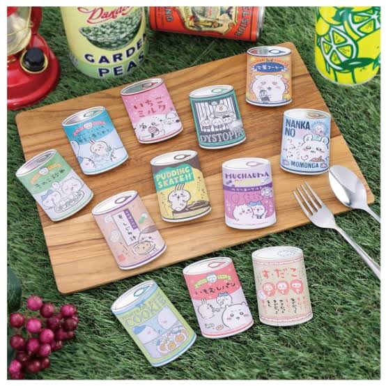 Chiikawa 吉伊卡哇|易拉罐铁质感徽章/吧唧/冰箱贴盲盒/全12种|1枚入