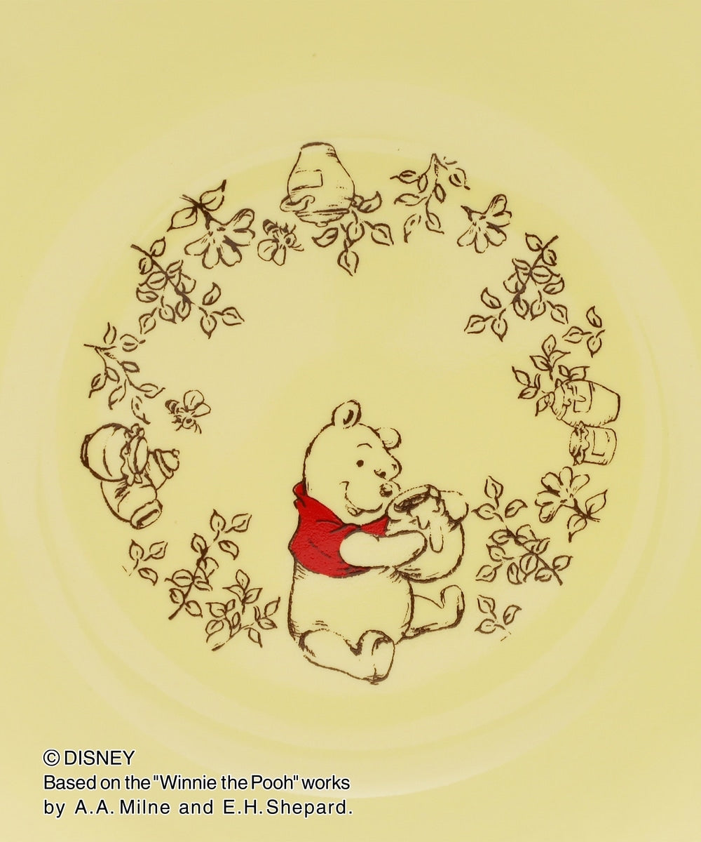 Disney|噗噗小熊维尼Afternoon Tea联名限定日本制简约奶黄陶瓷碗/可洗碗机/可微波炉/碗里有噗噗| 高さ5.6cm/直径13cm
