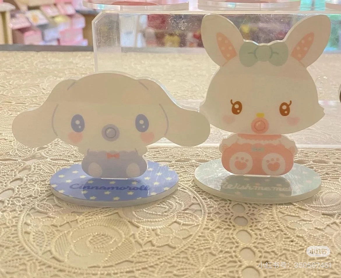 Sanrio三丽鸥|Secret Swaying Acrylic Stand Baby - Blind Box秘密系列摇摇乐吃奶嘴宝宝亚克力立牌盲盒/全8种/可以摇头|1枚入