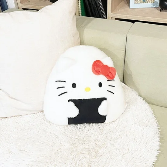 Sanrio三丽鸥|三角饭团抱枕|约 30.5cm×32cm×10.5cm