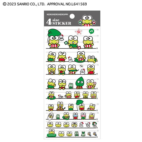 Sanrio|4 Size Sticker|H180×W90×D1mm approx.