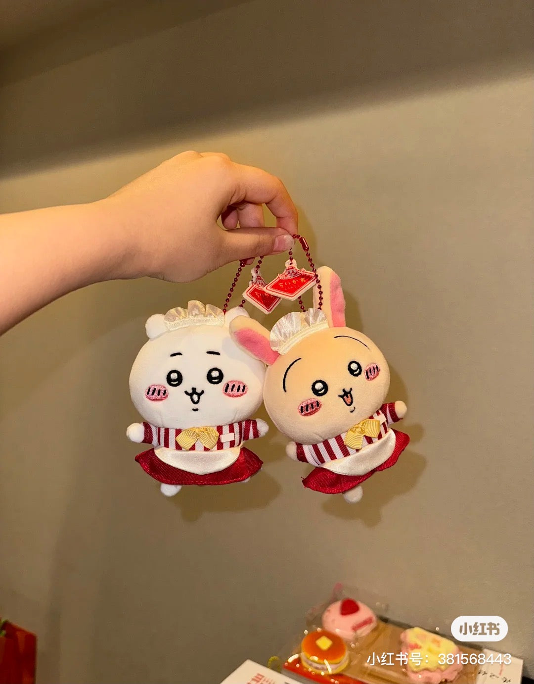 Chiikawa 吉伊卡哇|餐厅系列可爱挂件/包挂|約H120×W90×D50mm/limit one