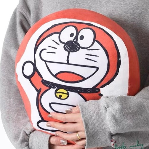 Doraemon哆啦A梦|红色机器猫抱枕/靠垫|约W23.7×H30×D10cm