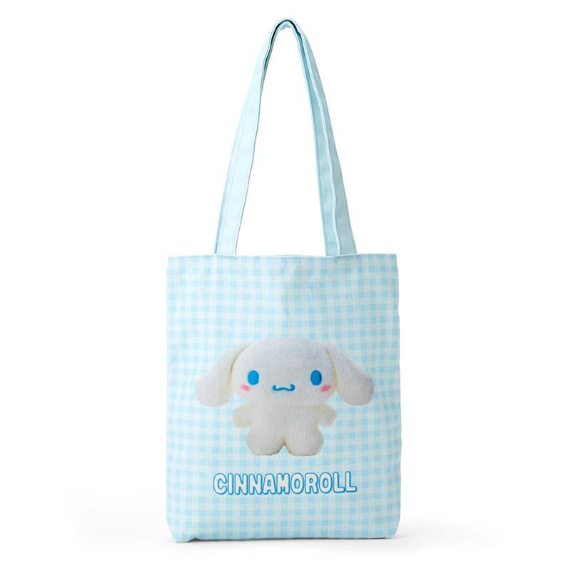 Sanrio| Tote Bag - Pitatto Friends Photo多巴胺格纹系列可爱角色帆布包|约29×5×32cm