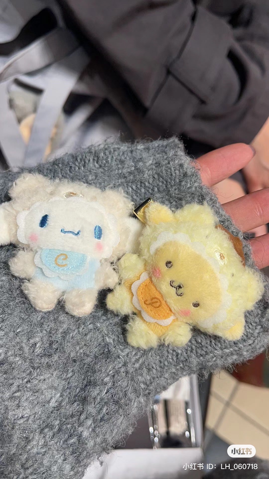 Sanrio|baby拿铁小熊三代毛茸茸发夹盲盒/全8种|1枚入