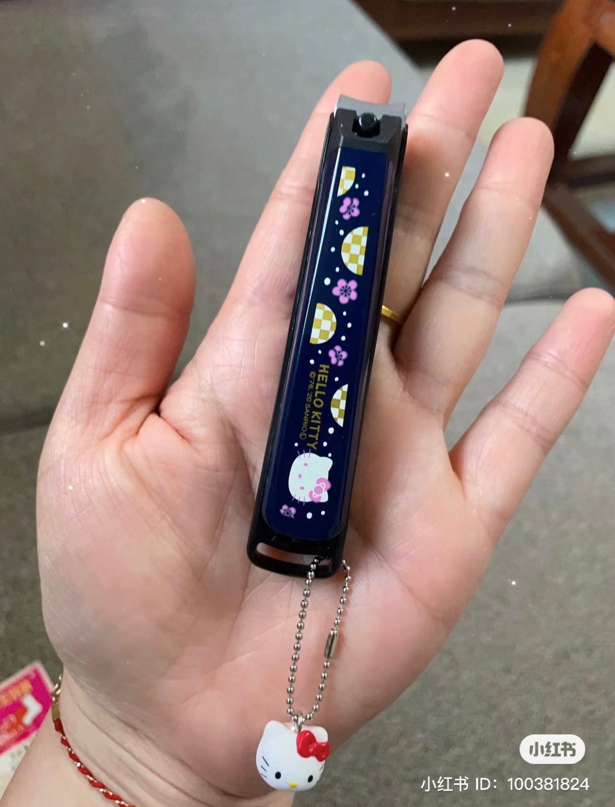 Sanrio|Hello Kitty猫日式和风/猫头吊坠限定指甲剪/指甲钳/指甲刀