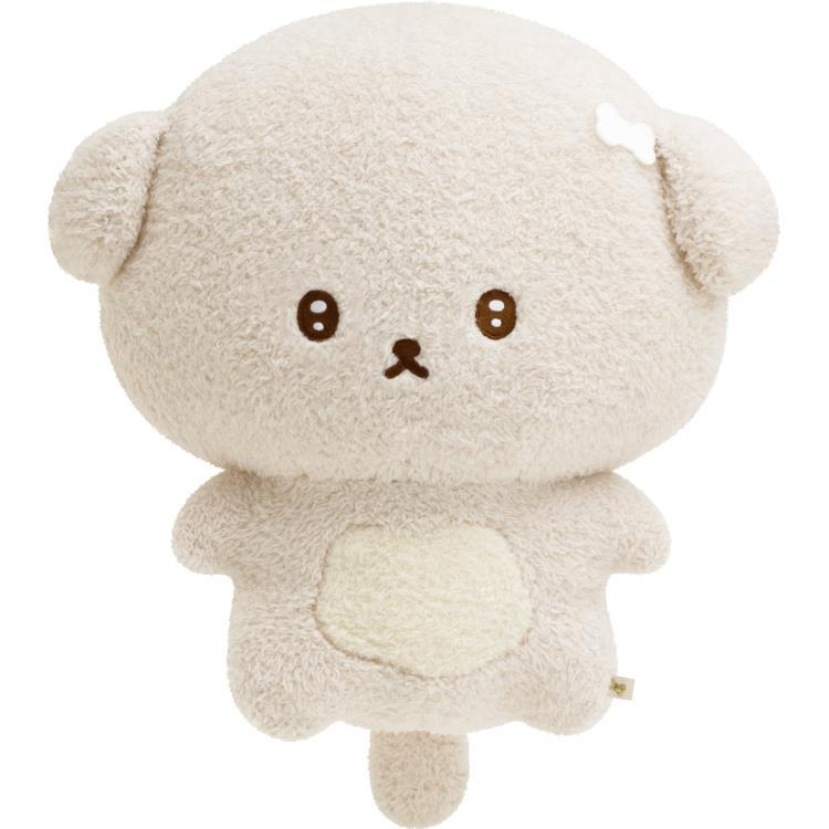 Ishiyowachan|San-X Plush Toy (M) - Ishiyowa-chan新角色软绵绵垂耳社恐小狗M号毛绒玩偶公仔/意志薄弱狗/内向修狗/表情好萌|约320×300×190mm