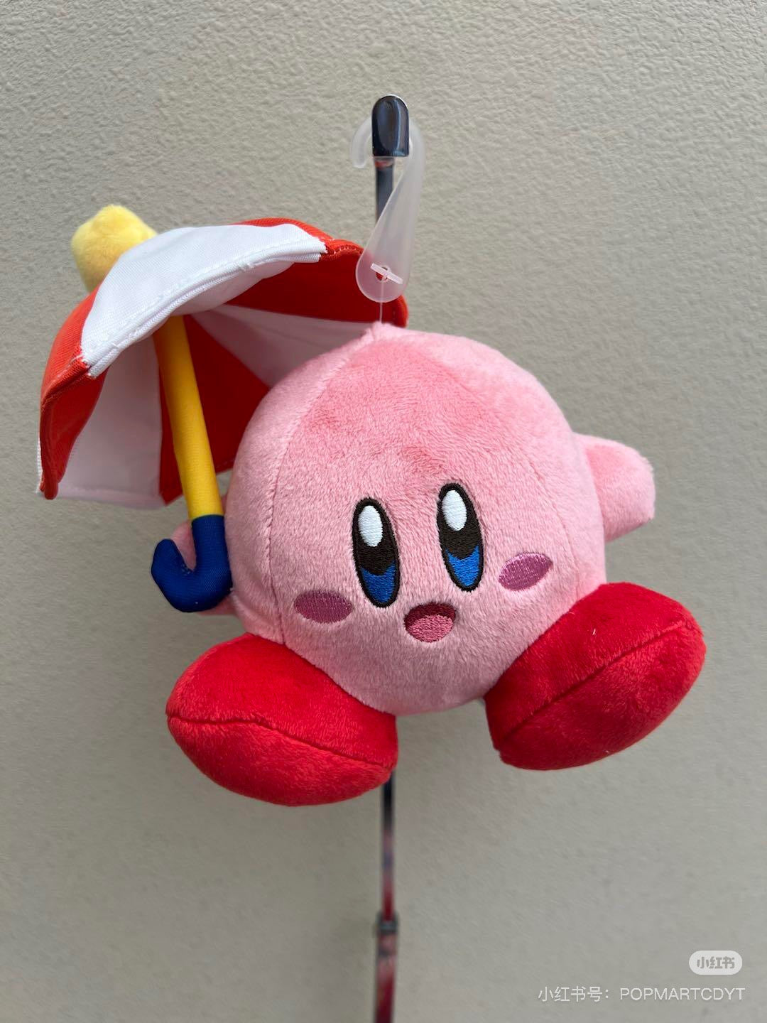Kirby星之卡比|San-ei Kirby Plush Doll Copy Ability Parasol Kirby30周年纪念款撑太阳伞毛绒玩偶/公仔 | 约W14×D11.5×H19cm