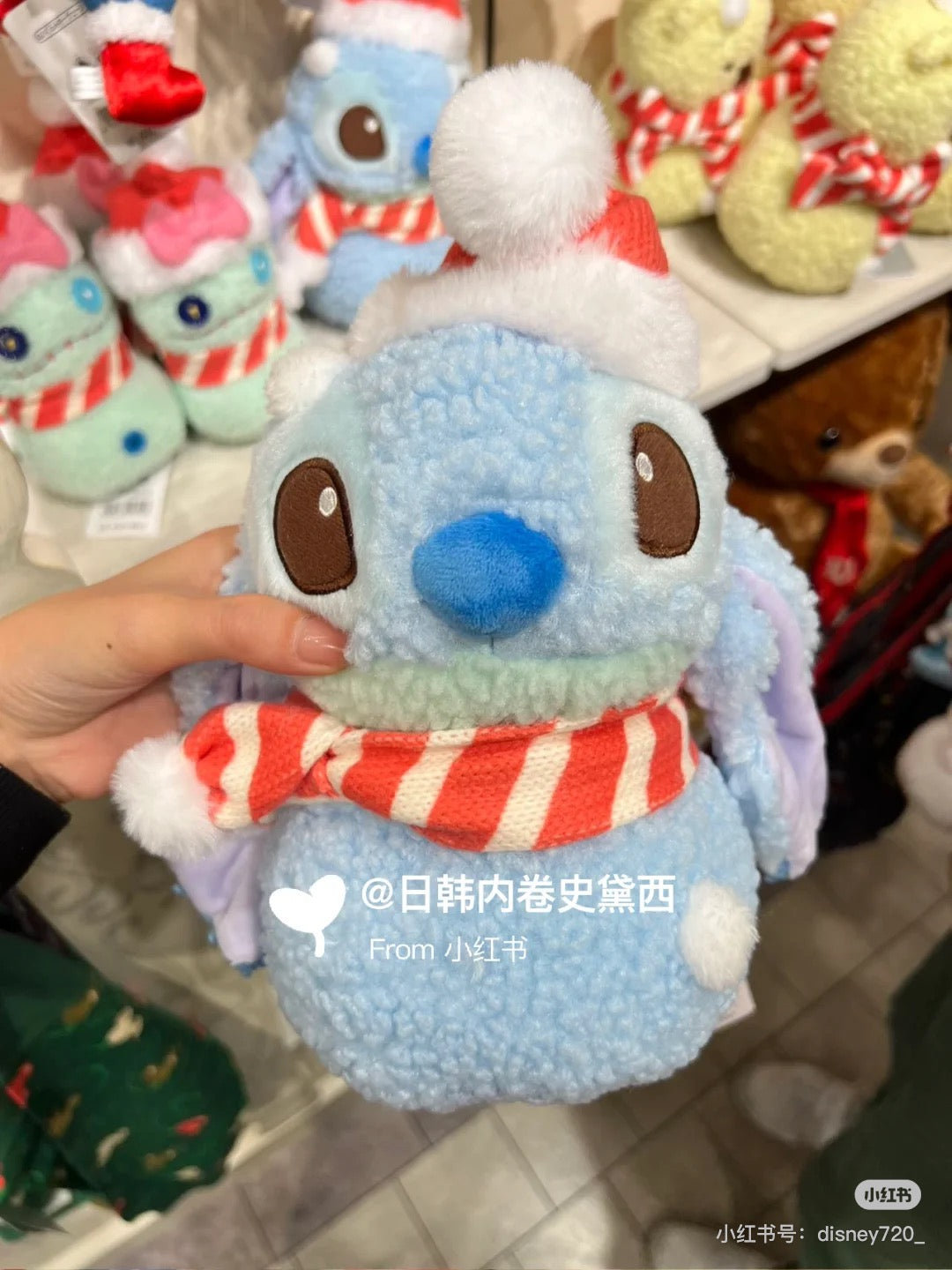Disney迪士尼|Plush Toy / Snowmen Christmas 2024东迪冬日圣诞限定雪人雪球系列可爱角色毛绒玩偶/公仔|约26.5×18×15cm