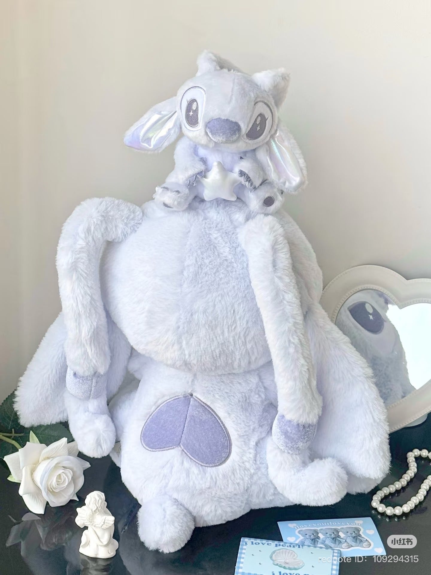 Disney SH|心愿派对系列抱星星坐姿毛绒挂件