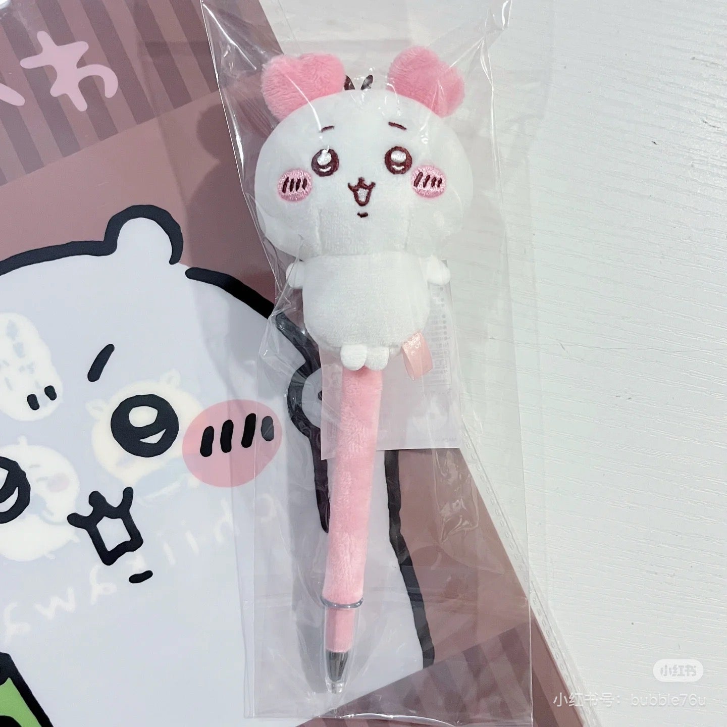 Chiikawa 吉伊卡哇|螃蟹头毛绒玩偶大头圆珠笔|0.7mm