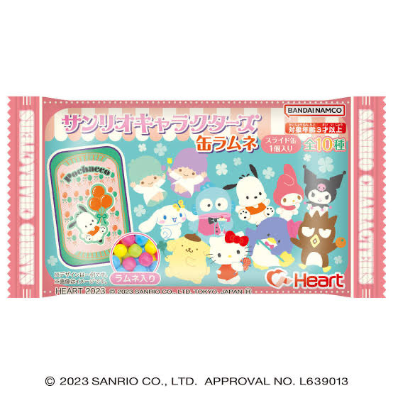 Sanrio三丽鸥|角色盲盒铁罐彩色糖|1盒【24.10.31】