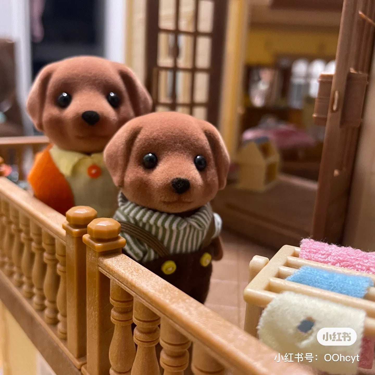SylvanianFamilies森贝儿家族|Chocolate Labrador Family巧克力拉布拉多家族套组/玩具/过家家5730