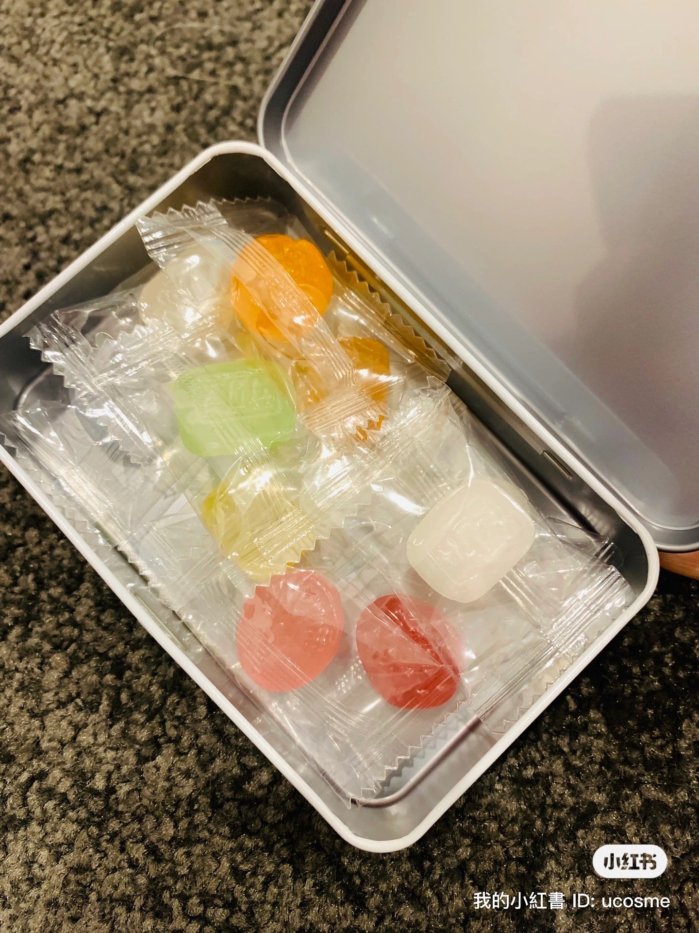 Rilakkuma轻松熊|圣诞可爱铁盒/糖盒/收纳盒/内有水果糖|10粒入【2024.9】