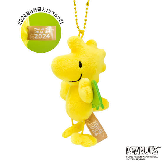 Snoopy|2024龙年限定糊涂塌客/小黄鸟挂件|高さ10.5cm
