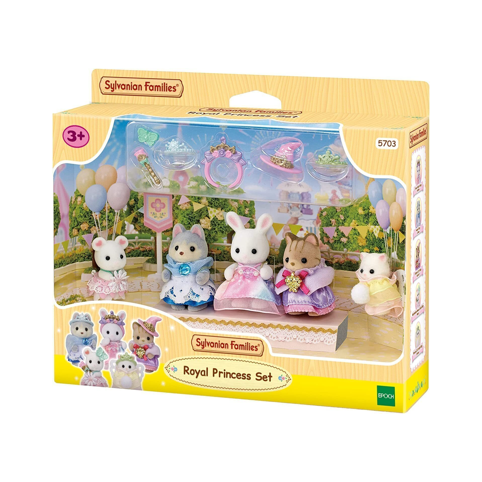 SylvanianFamilies森贝儿家族|Royal Princess Set超豪华皇家公主系列站宝小鼻嘎套组5703