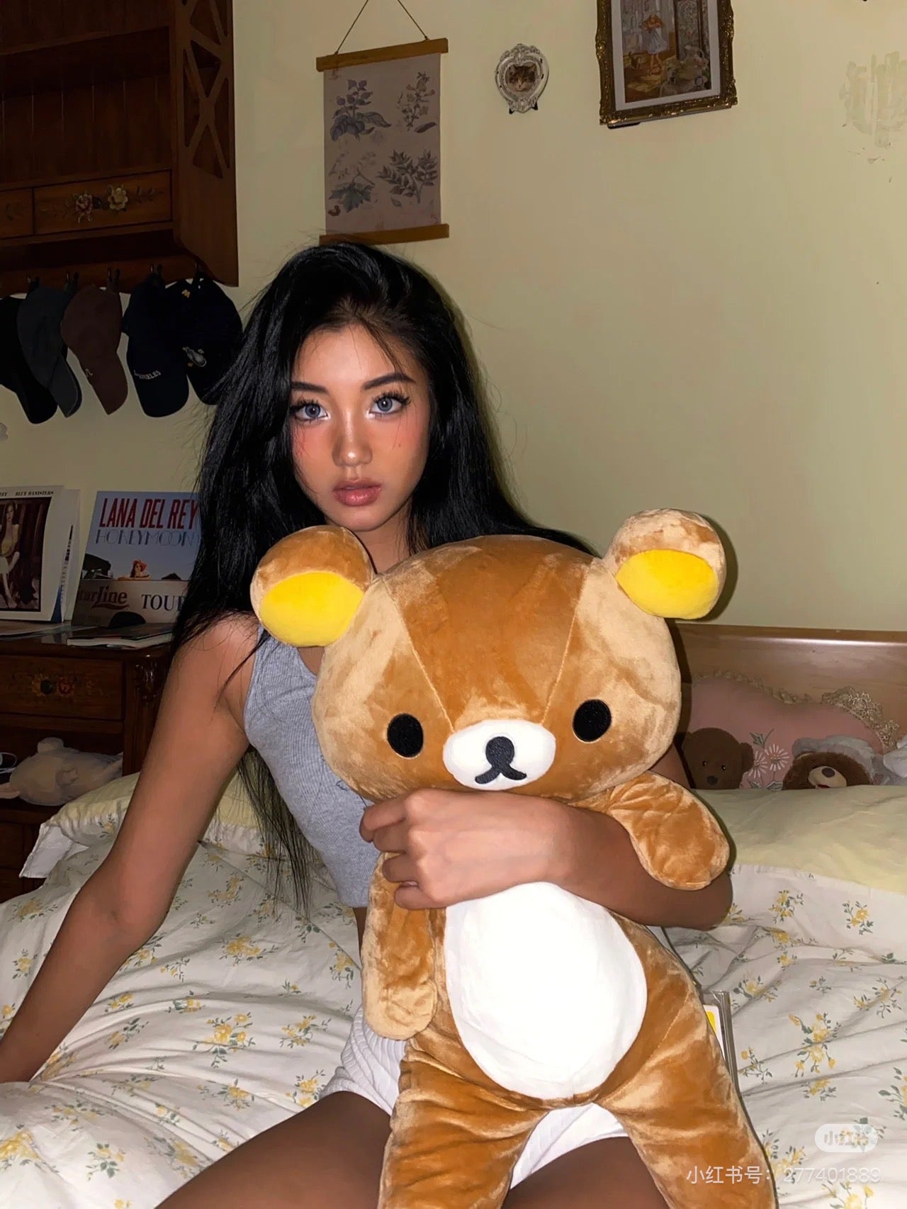 Rilakkuma轻松熊|软乎乎轻松熊大号玩偶/公仔|約500×350×160mm