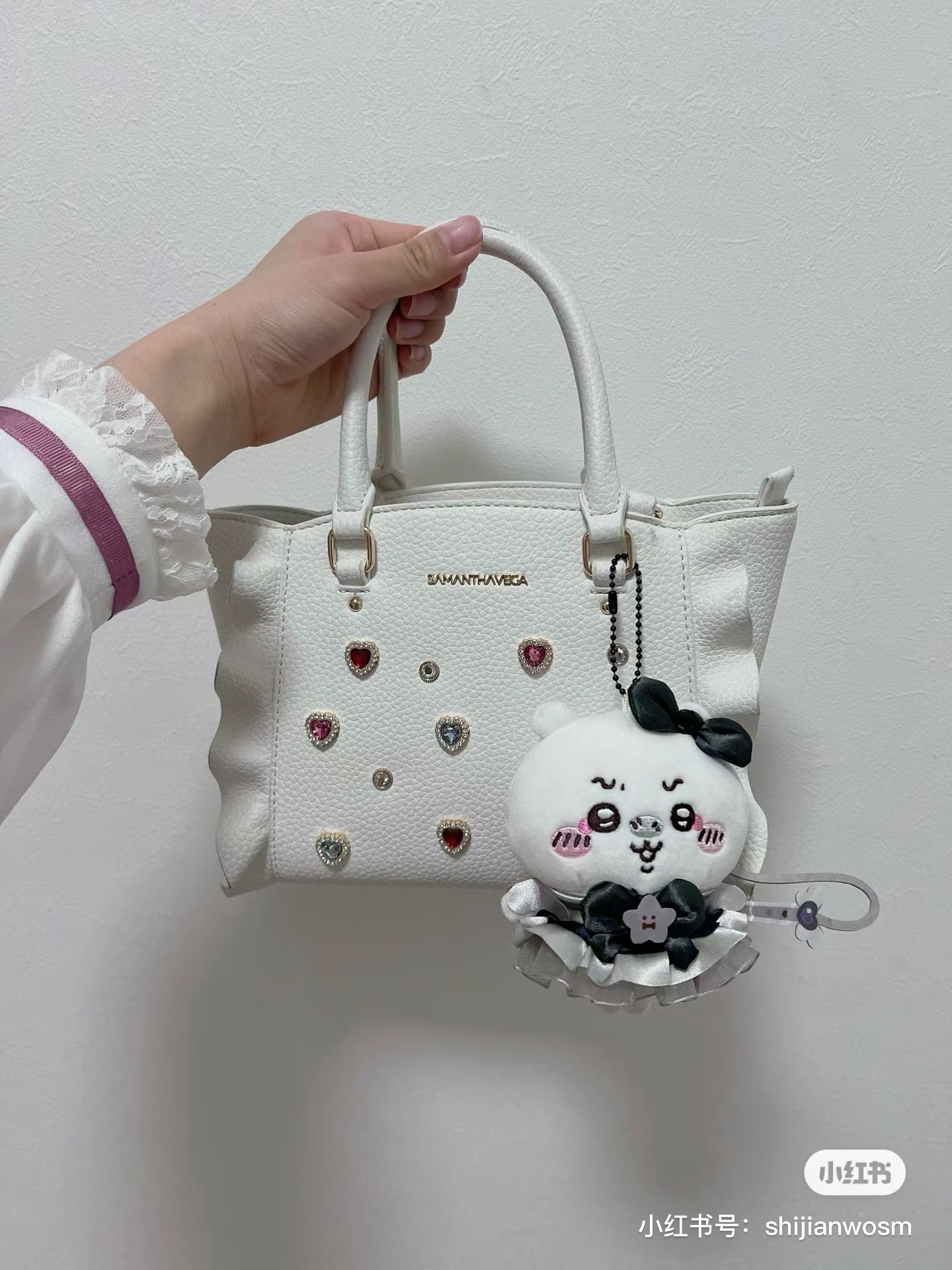 【limit 1】Chiikawa 吉伊卡哇|Magical Chikawa Magical Charge Mascot三代黑魔法少女毛绒玩偶挂件/包挂|約H160 x W110 x D60mm