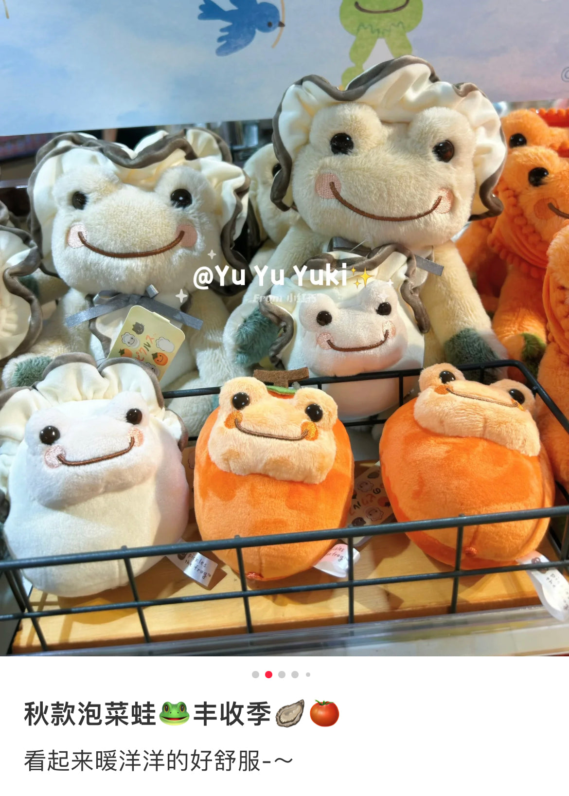 Pickles Frog|Persimmon Oyster Mascot Holder /Plush Keychain|H11×W7.5×D6.5cm approx.