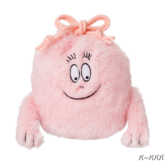 Barbapapa巴巴爸爸|搞笑柔软巾着/束口袋/质感很可|約 W16.5×H16×D5cm